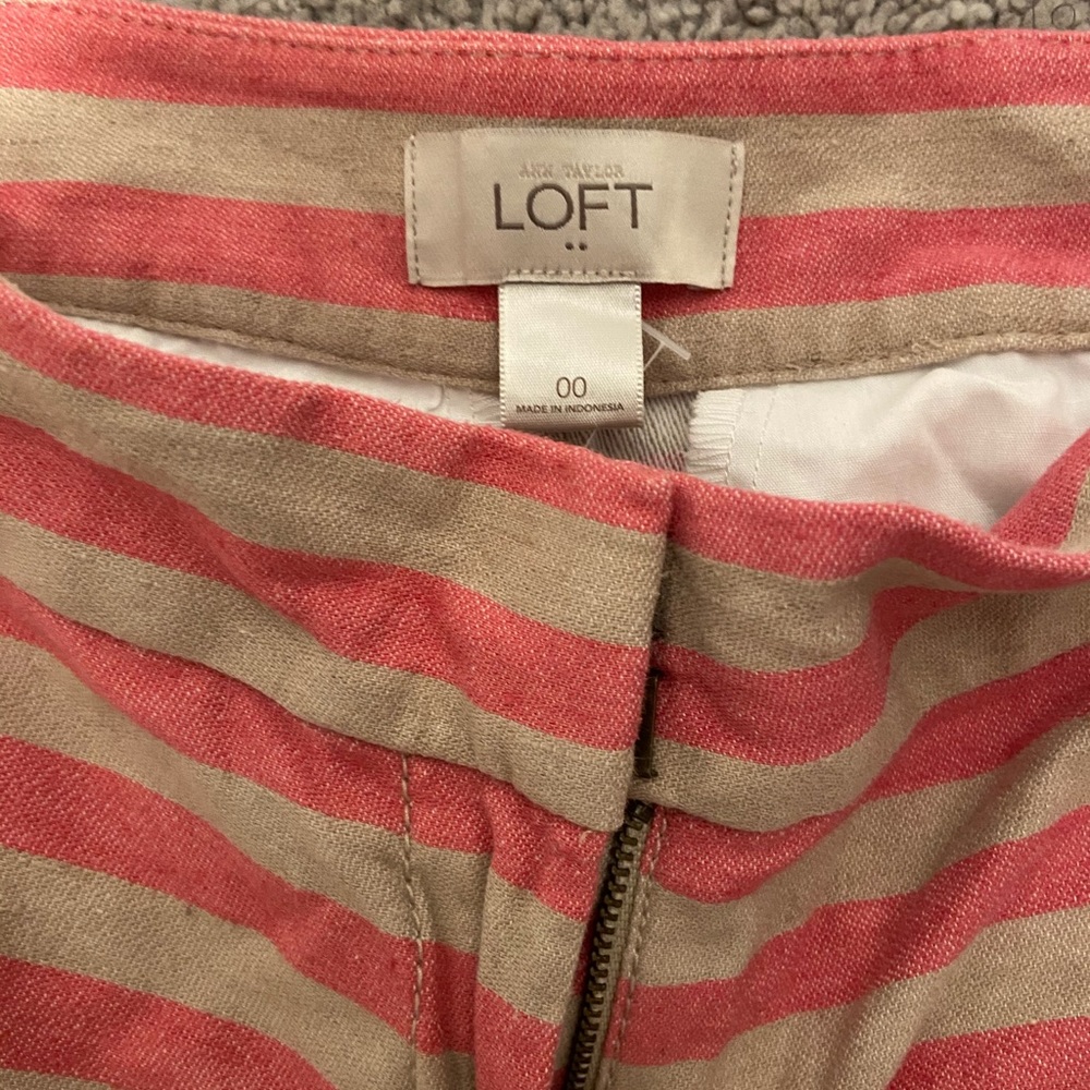 Pink and tan shorts